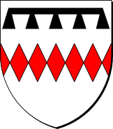 Blason de Chauvigny Seigneur de Chateauroux