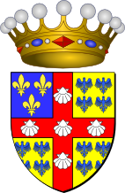 blason Guy XV de Laval