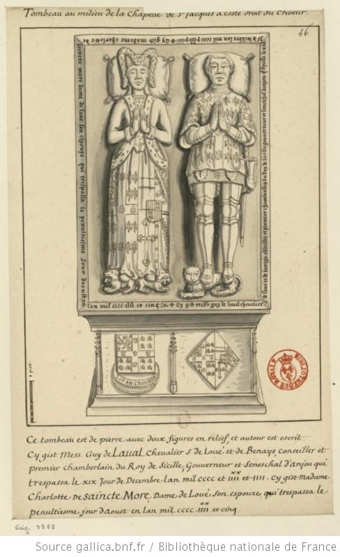 Tombeau de Guy II de Laval et de Charlotte de Sainte Maure